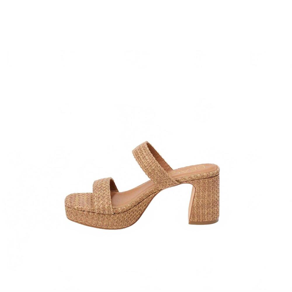 NEW MATISSE women's echo platform sandals in cognac - Picture 7 of 7